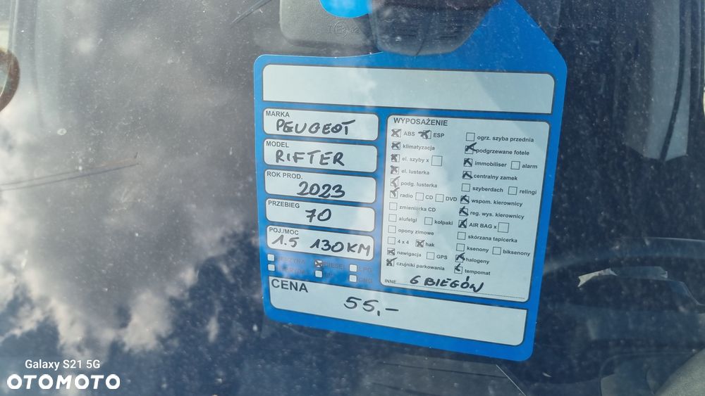 Peugeot Rifter Long 1.5 BlueHDI Allure Pack S&S - 26