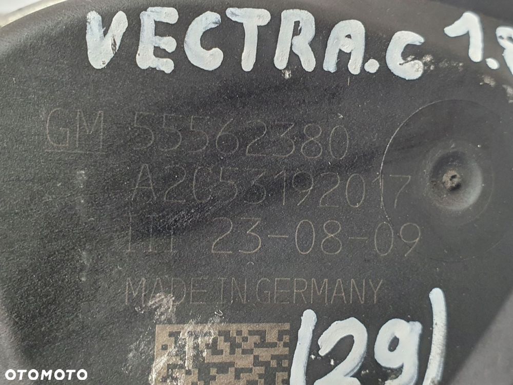 PRZEPUSTNICA Opel Vectra C 1.8 16V 55562380 A2C53192017 GM - 3