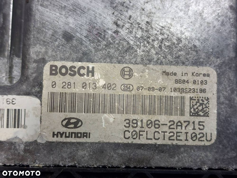 ZESTAW STARTOWY HYUNDAI I30 I 1.6 CRDI 39106-2A715 0281012402 - 2