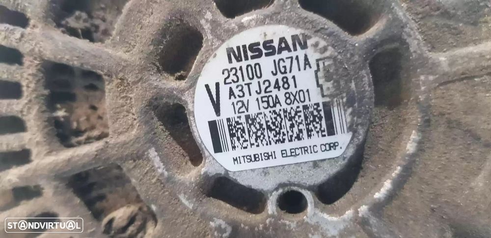 ALTERNADOR NISSAN X-TRAIL 2007 -23100JG71A - 4