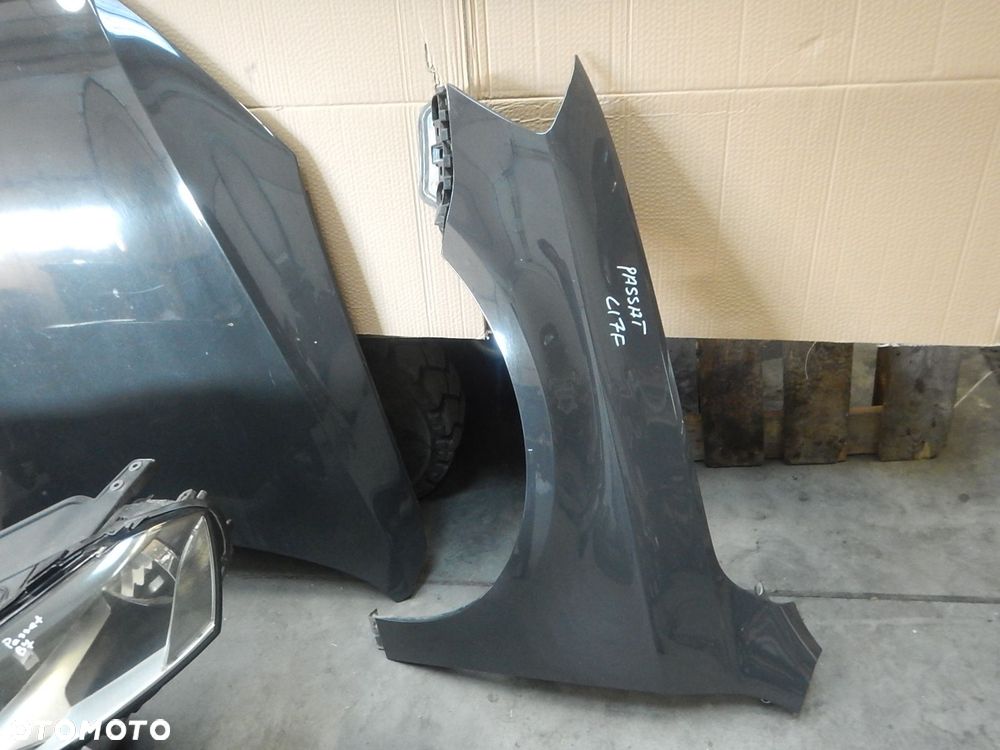 kompletny przod passat b7 li7f maska zderzak błotniki lampy pas europa - 2