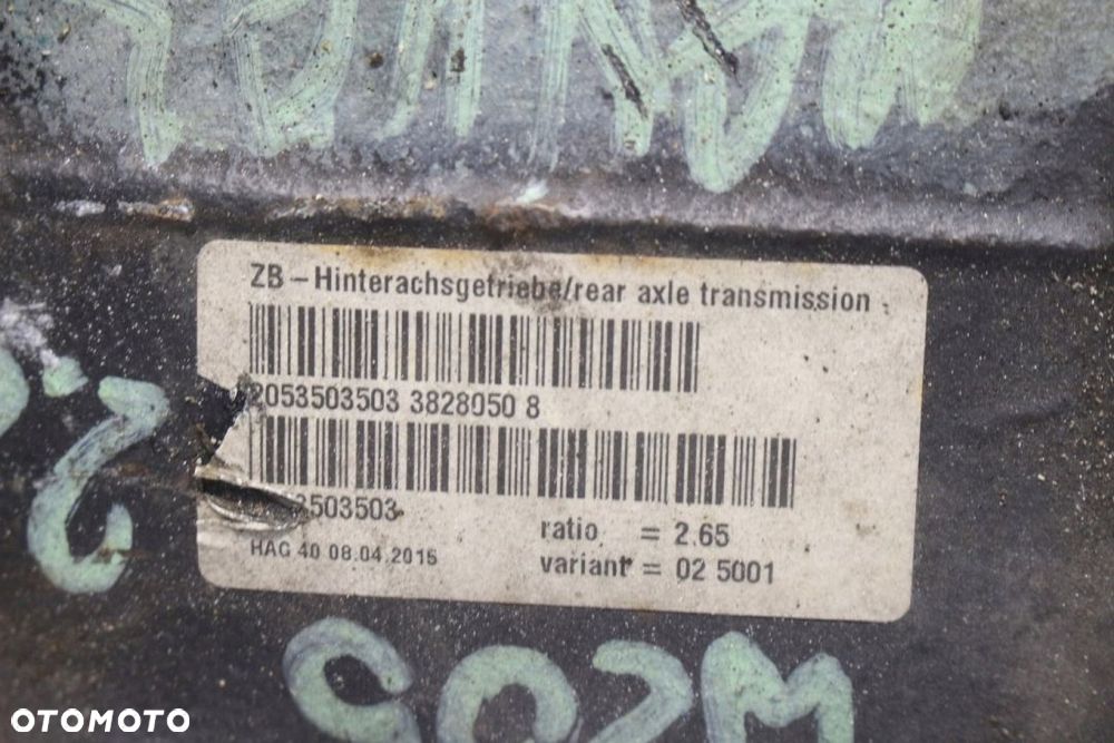 Most Dyferencjał Mercedes W205 2.2 CDI 2053503503 - 3