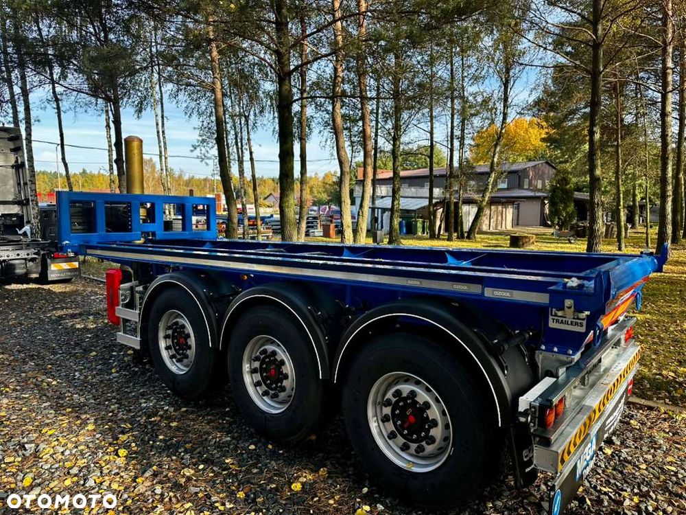 Inny MEGA TRAILERS - naczepa do przewozu kontenerów z wywrotem! z własną hydrauliką wywrotu! - 8