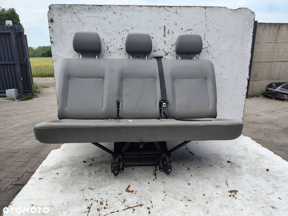 FOTEL KANAPA PASAŻERA 2 RZĄD VOLKSWAGEN T5 FL LIFT - 12