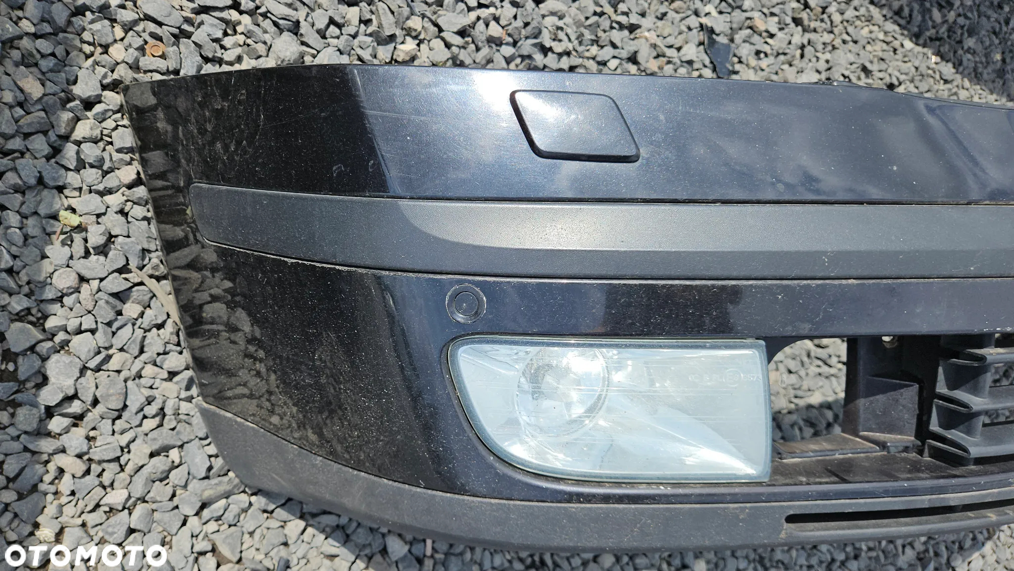 Zderzak przedni Skoda Octavia II 2 przód kolor 9910 czarny PDC czujniki - 7