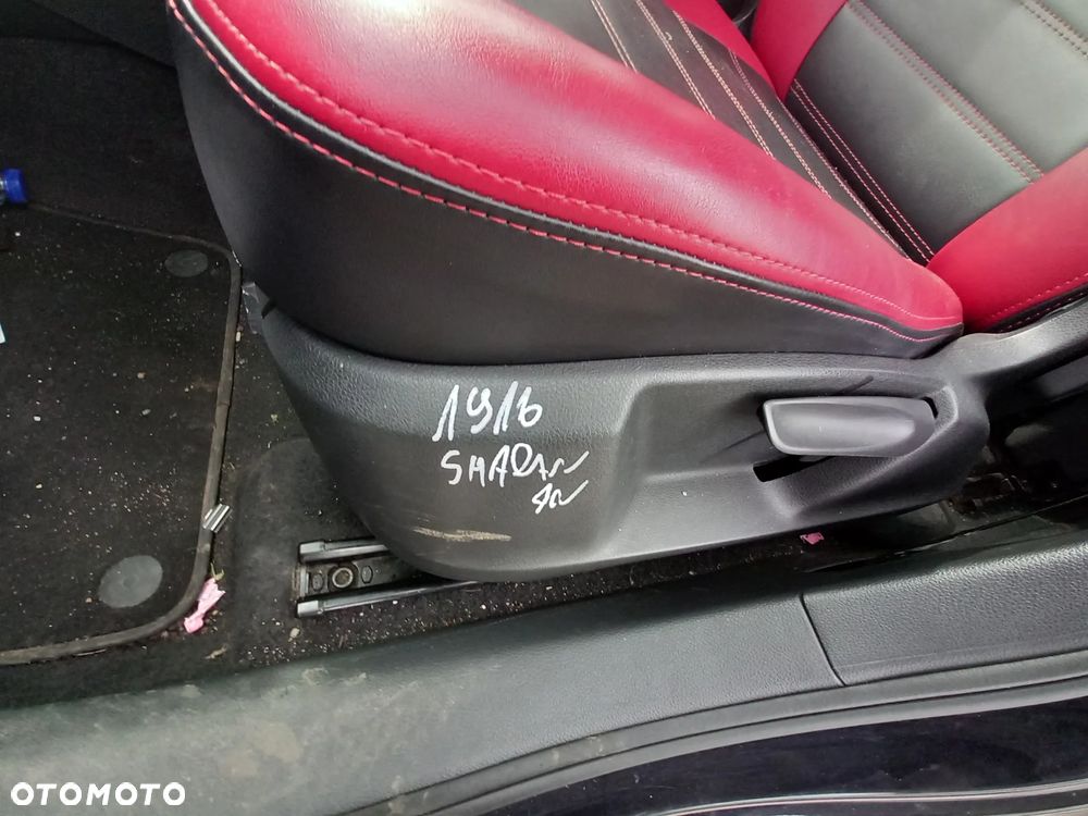 VW SHARAN II 7N FOTELE KANAPA KOMPLET 3 RZĄD 7 OSOBOWE PRZEKŁADKA - 4