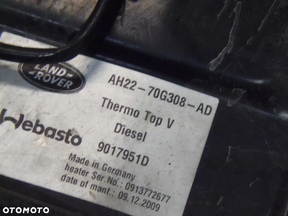 MODUL WEBASTO AH22-70G308-AD OGRZEWANIE POSTOJOWE  RANGE ROVER III SPORT L320 LIFT - 4