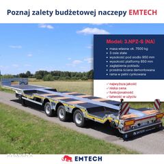 EMTECH Platforma Uniwersalna Naczepa Emtech - krótkie terminy