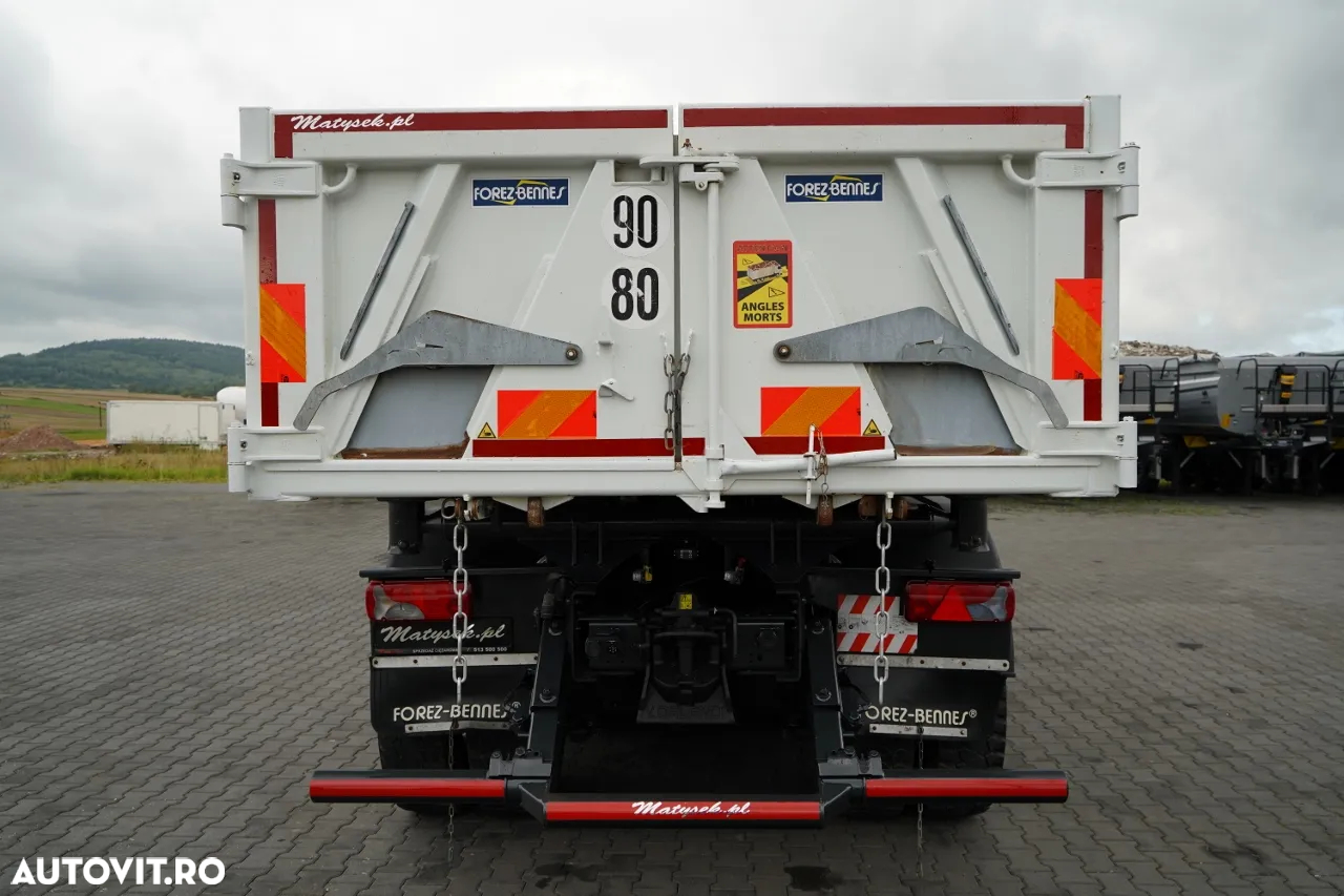 Iveco X-WAY 480 / 8X4 / BASCULATOR DUBLU / HIDRAULIC LATERAL / CLAPETĂ HIDRAULICĂ / AUTOMAT / IMPORTAT - 20