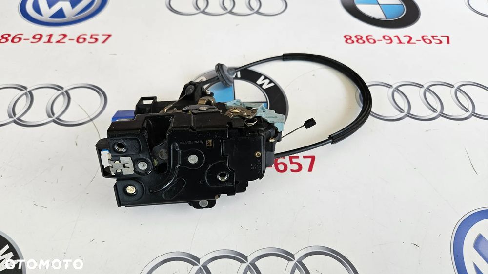 VW Caddy 2K III 3 2003- Kompletny zamek drzwi przód prawy Zamek drzwi przednich prawych 3D1837016 EUROPA 9 PIN - 6