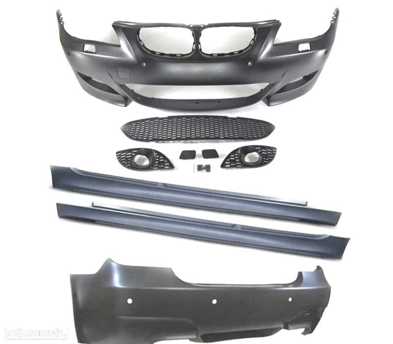 KIT CARROÇARIA COMPLETO BMW E60 03-07 LOOK M5 PDC SRA - 3