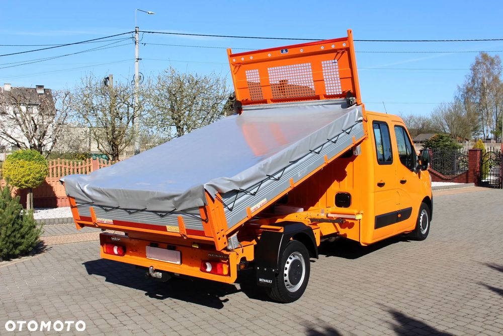 Renault MASTER / MOVANO / BRYGADÓWKA / DOKA / WYWROTKA / 6 OSÓB / POLSKI SALON / NISKI PRZEBIEG / - 11