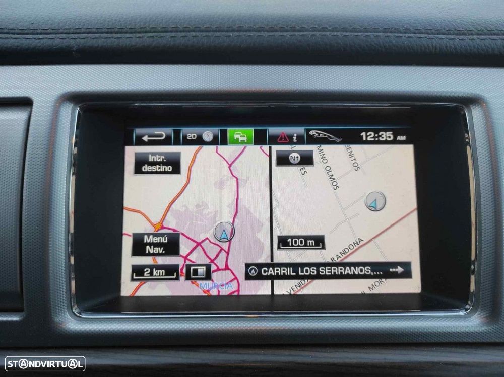 TELA/ECRÃ MULTIFUNÇÕES JAGUAR XF SPORTBRAKE 2.2 DIESEL - 16