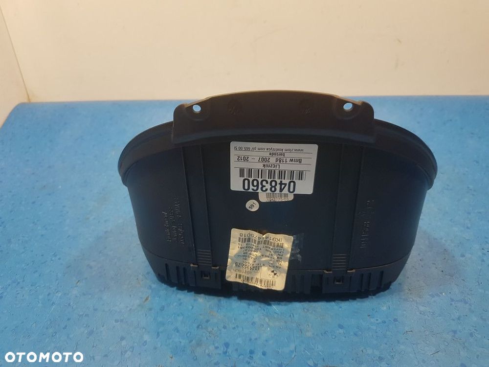 BMW 1 E87 2.0 Diesel LICZNIK 1024952 - 6