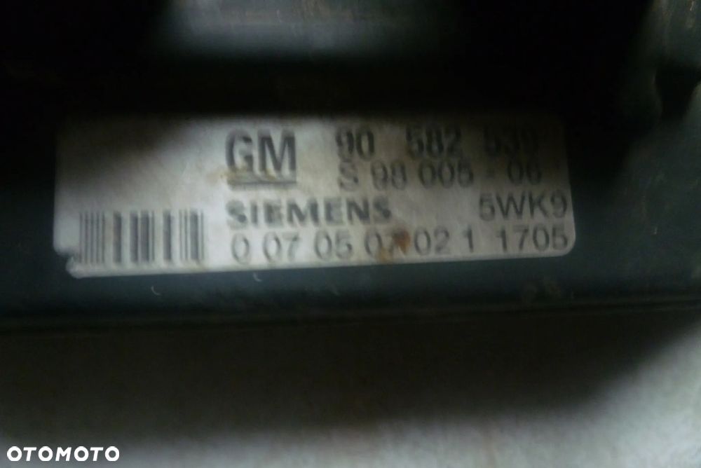 sterownik komputer Opel 5WK9 90569370 09117394 90582539 - 3