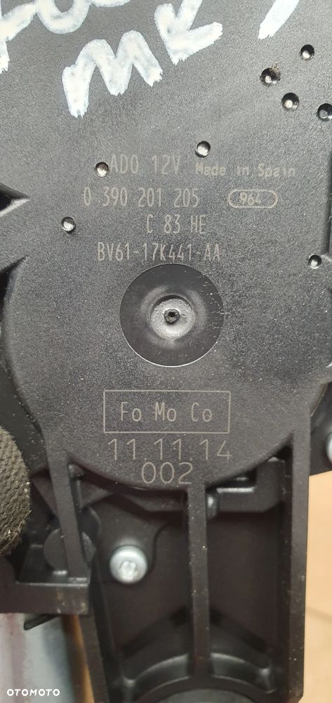 Silniczek wycieraczki tył tylnej Ford Focus MK3 BV61-17K441-AA 0390201205 - 6