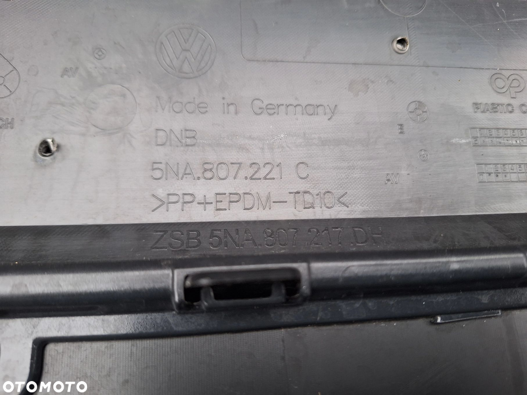 VW TIGUAN II LIFT 20- ZDERZAK PRZÓD PRZEDNI+CHROM ORYG. 5NA807221C WYSYŁKA 24H - 14