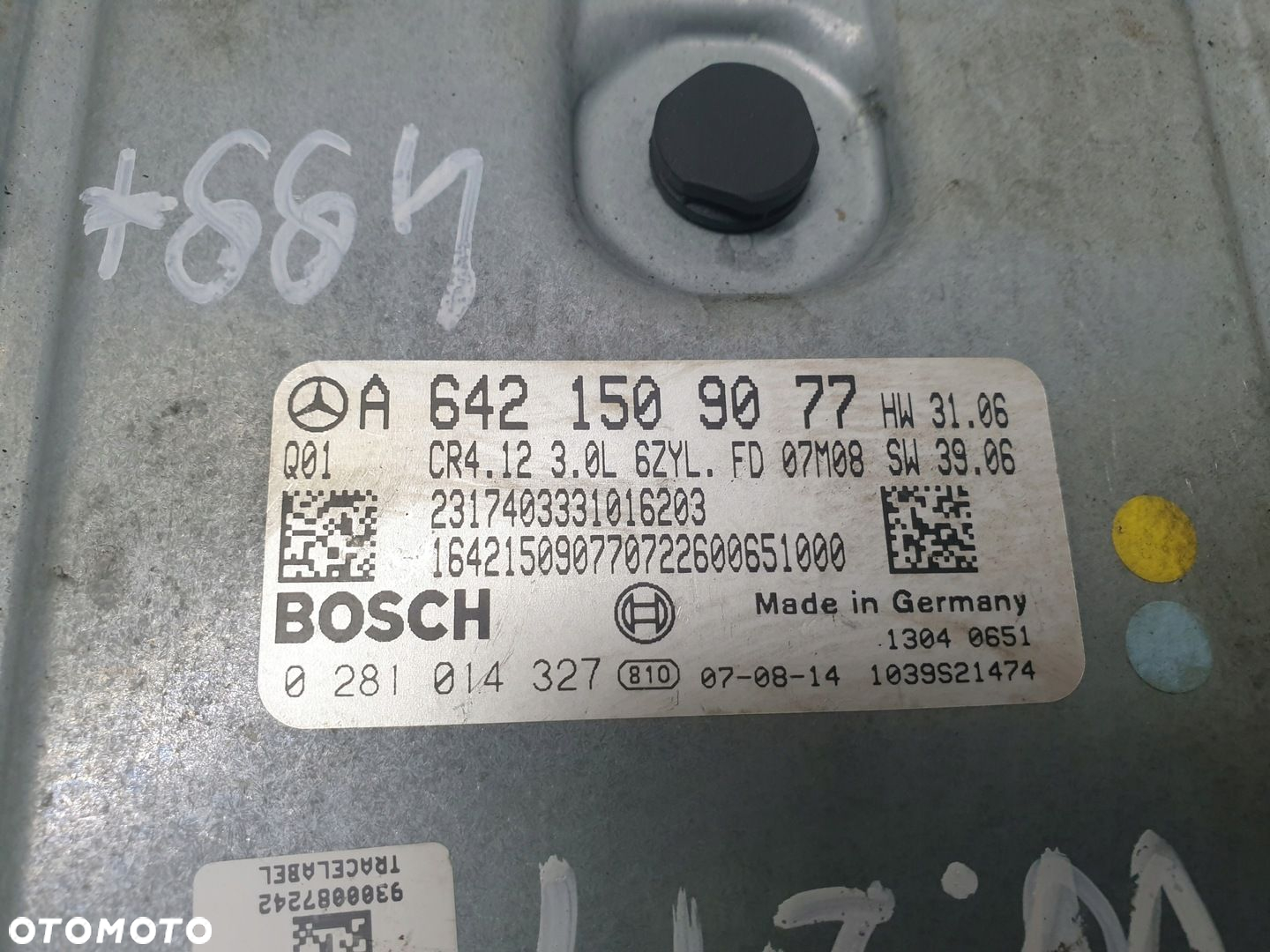 KOMPUTER STEROWNIK SILNIKA MERCEDES W211 3.0 CDI A6421509077 - 4