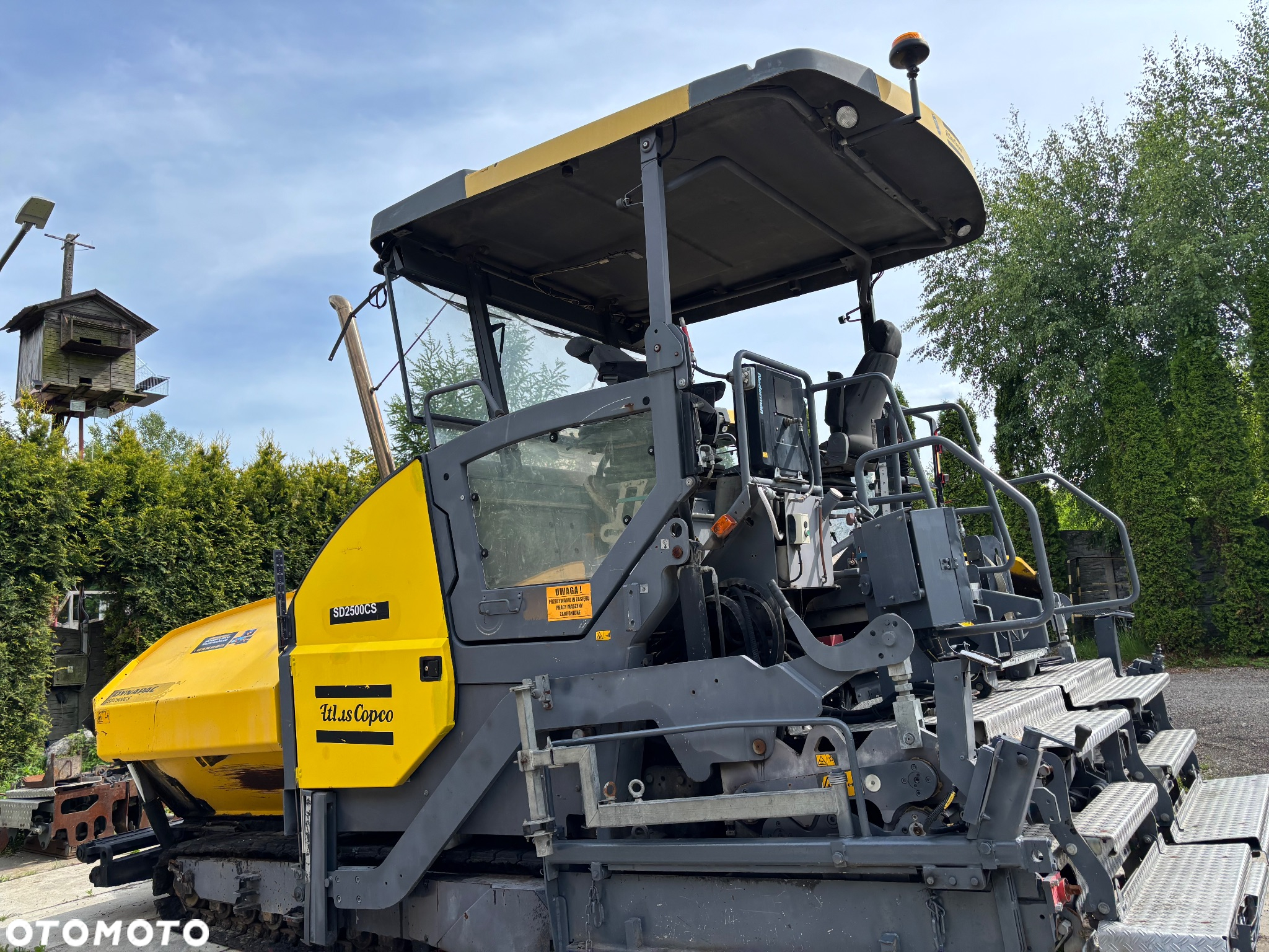 Dynapac Atlas Copco SD2500CS Rozściełacz Asfaltu na gąsienicach 2016rok układarka 2,5-5m Niwelacja, stan bdb - 3