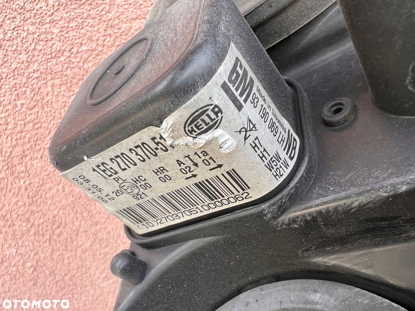 Lampa przednia OPEL ASTRA III H LIFT LEWA EUROPA ORYGINALNA HELLA - 3