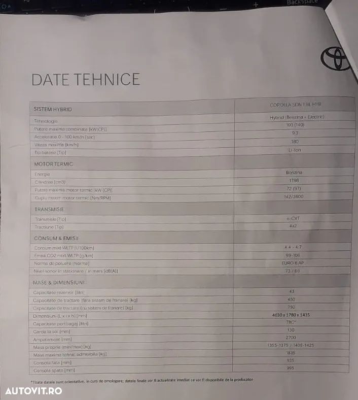 Toyota Corolla 1.8 HSD Business - 12