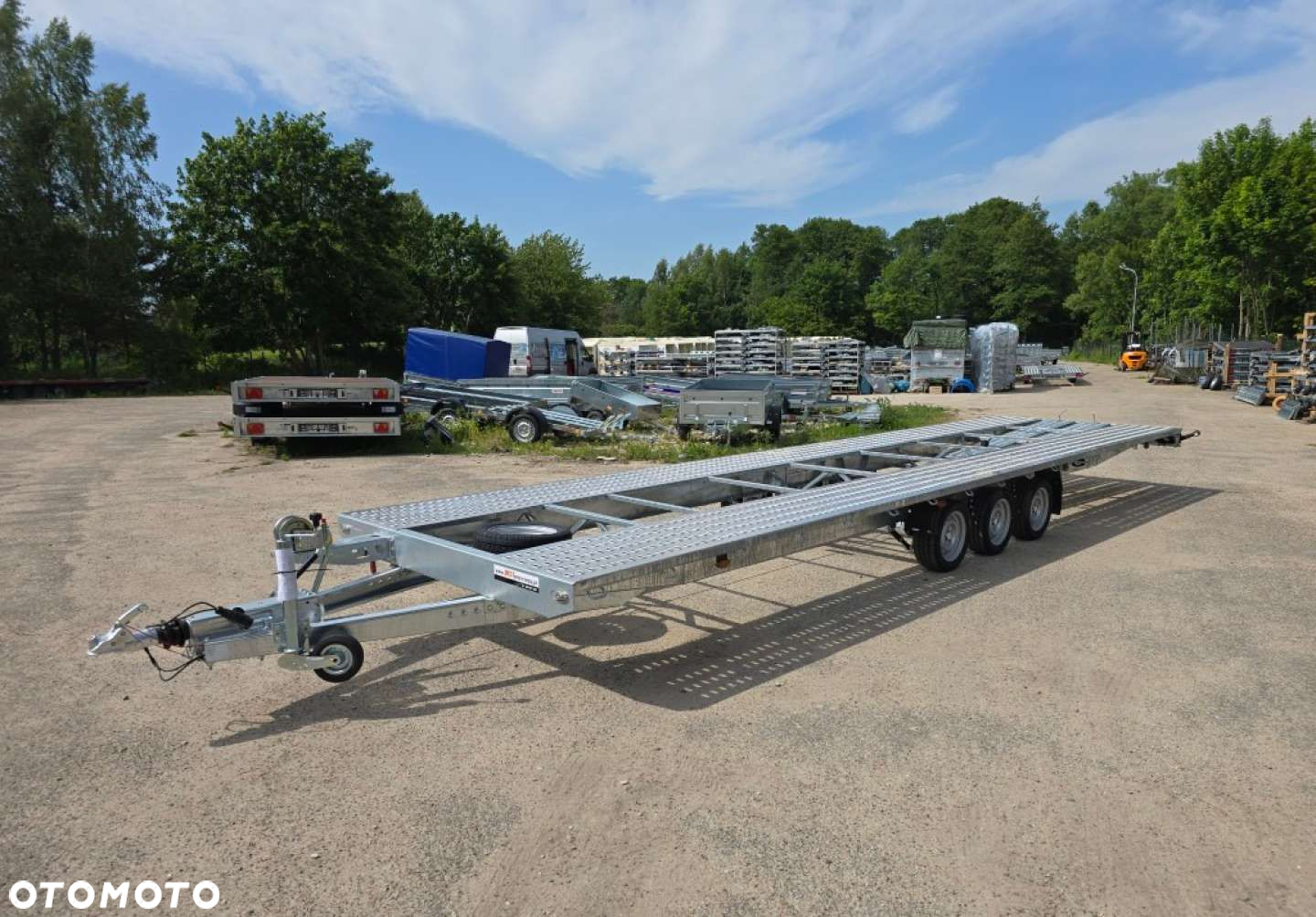 Niewiadów Laweta trzyosiowa Niewiadów (Boro) INDIANA ECO DMC 3500kg na 2 auta płaska - 13