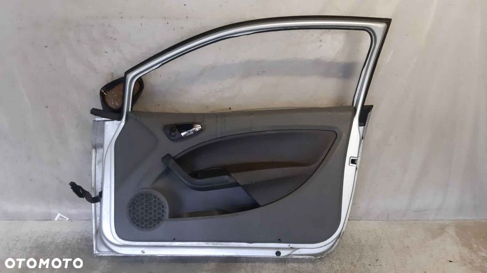 / DRZWI PRZÓD PRZEDNIE PRAWE SEAT IBIZA 4 IV LS7Y SREBRNE 3D 3 DRZWI HB - 5