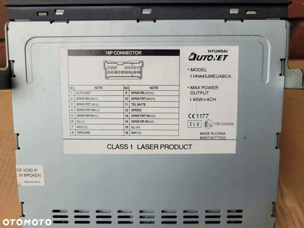Hyunsdai Tucson I Radio Cd Mp3 PANEL - 3