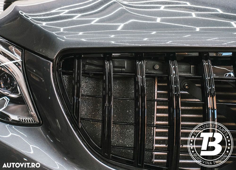 Grila compatibila cu Mercedes GLE Coupe C292 SUV W166 GT Design - 11