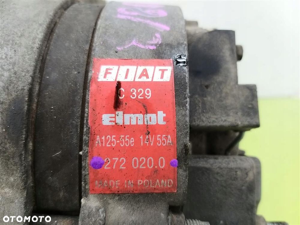 Alternator Fiat Cinquecento 1991-1998 0,9 B 2720200 55A ELMOT ORYGINAŁ - 3
