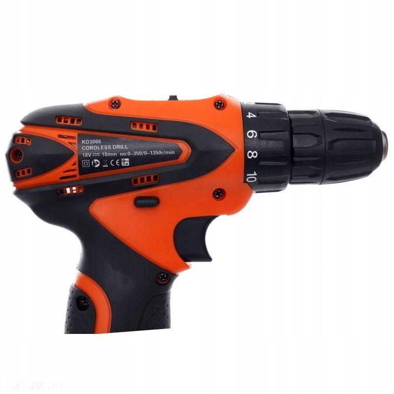 Wkrętarka wiertarka 18V Li-ion KD3066 zasilanie sieciowe - 8