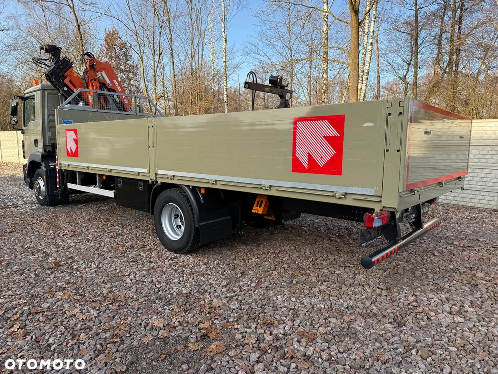 MAN TGS TGL * 4x2* *TGM 15.250 + DŻWIG KRAN HDS ATLAS 96.3E  WYSÓW 10,2m* Kran* Sterowanie Radiowe* ROTATOR* Widły do PALET* + Skrzynia 6.5m* 111000km - JAK NOWY* z NIEMIEC - 7