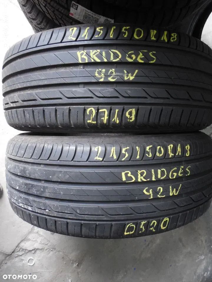 OPONY 215/50r18 Bridgestone Turanza T001 DOT 0520/2719 7,1MM - 1