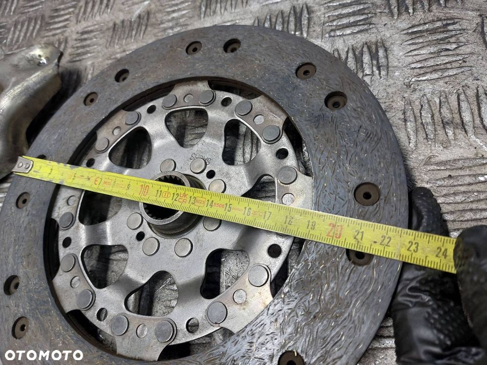 KOŁO DWUMASOWE + TARCZA + DOCISK + ŁOŻYSKO OPOROWE AUDI A4 B6 2.0 20V - 9