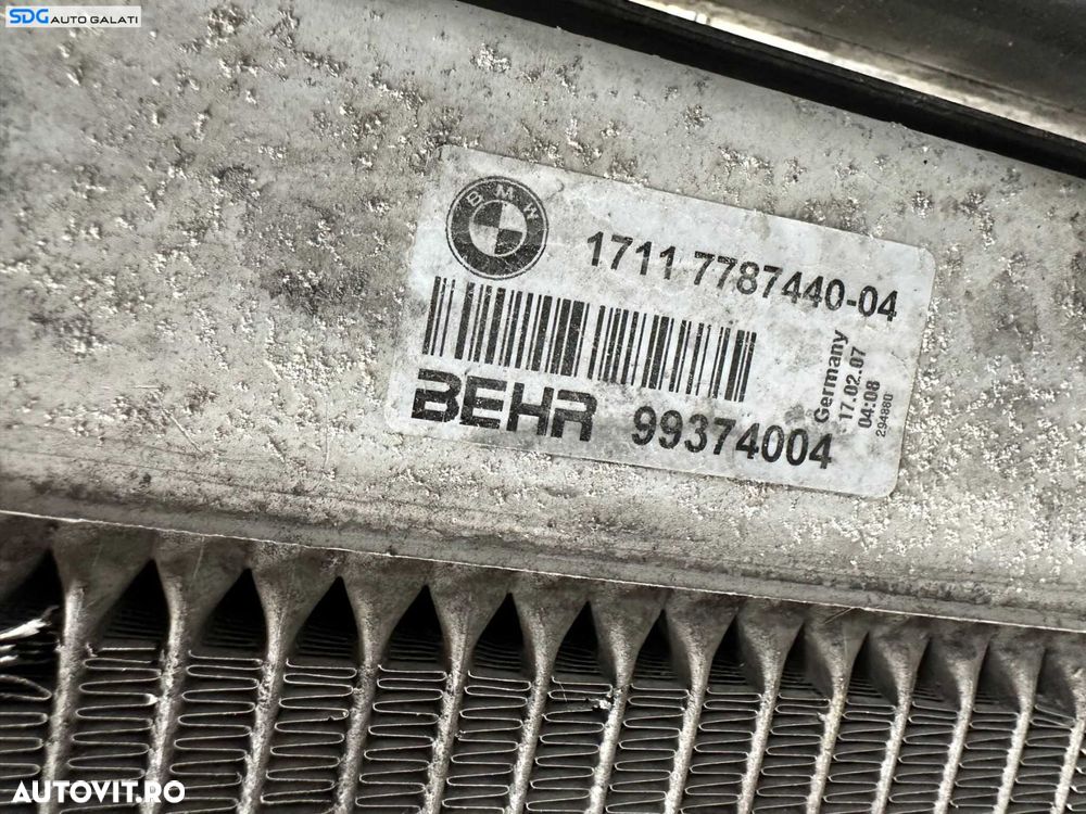 Radiator Racire Apa Antigel BMW Seria 5 E60 E61 2.0 D M47 M47N2 2003 - 2010 Cod 7787440 [C7166] - 3