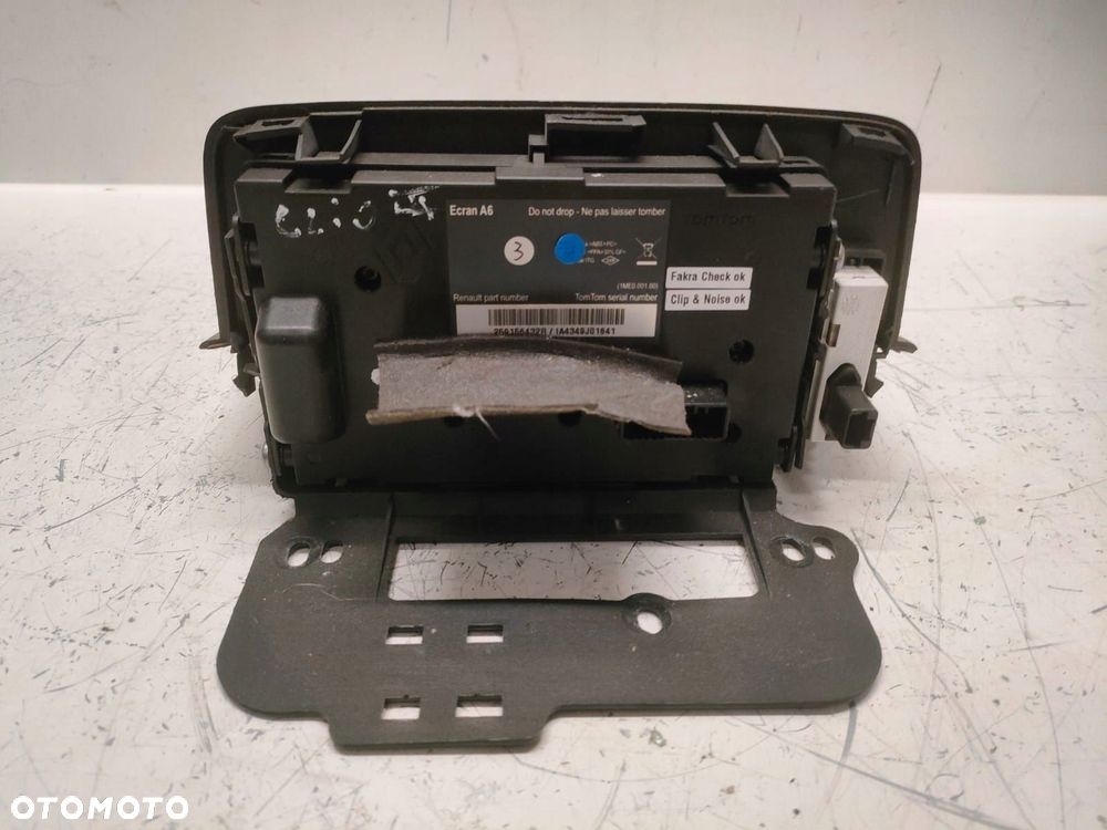 RENAULT CLIO III Lift 1.5 DCI 09- WYŚWIETLACZ NAWIGACJI EKRAN BEZ PILOTA - 8