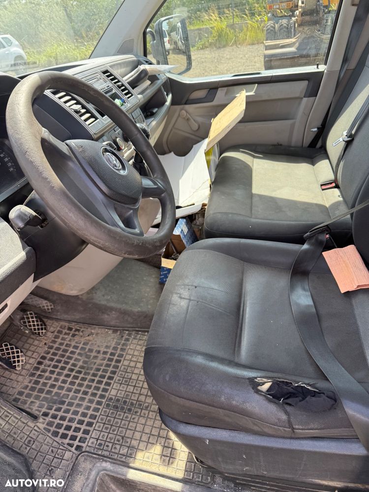 Volkswagen VW Transporter T6 2018 facelift 2.0 tdi Dokka Camioneta carosata obloane Bena aluminiu 7 locuri Unic Proprietar de noua carte service Istoric VW t5 t6 TVA NU VW crafter Mercedes Sprinter transit iveco - 19