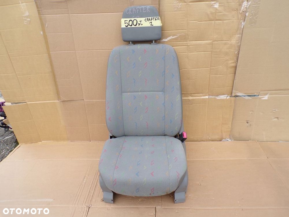 VW CRAFTER 06-- fotel przedni POJEDYŃCZY KIEROWCY LUB PASAŻERA - 1
