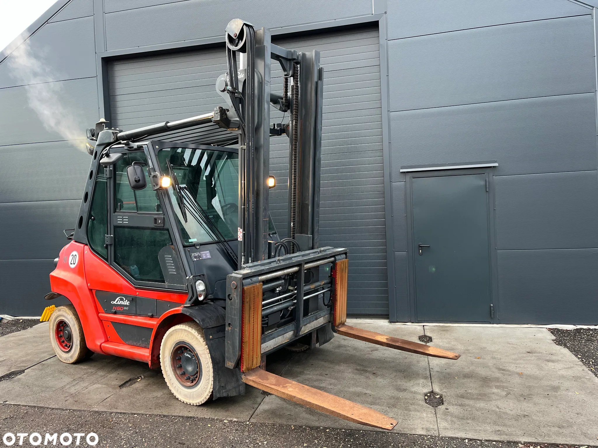 Linde H60-T 396-03 Gaz Kabina Klima Pozycjoner Przesuw boczny - 3