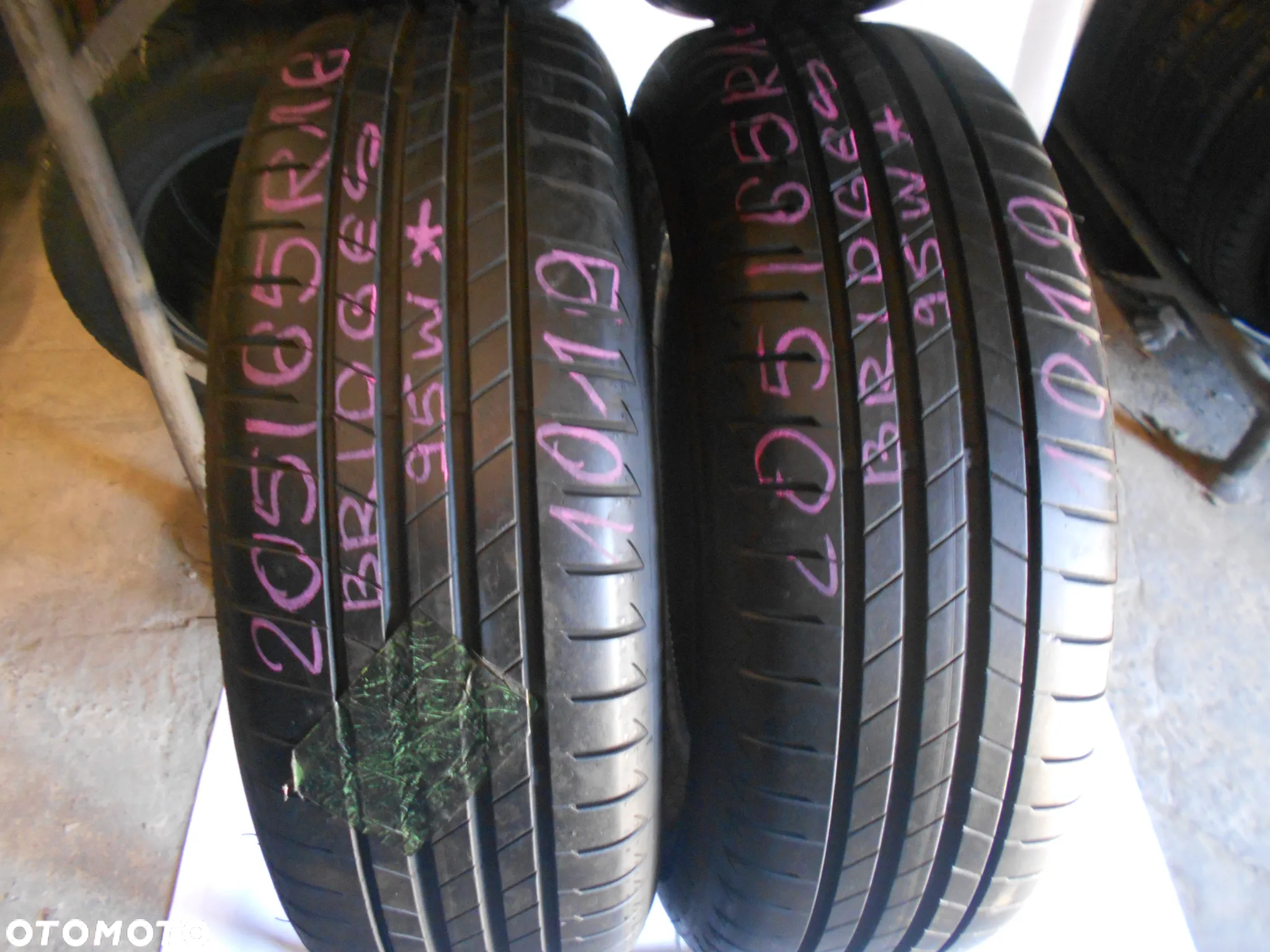 OPONY 205/65R16 BRIDGESTONE TURANZA T005 DOT 1019 7.4MM - 2