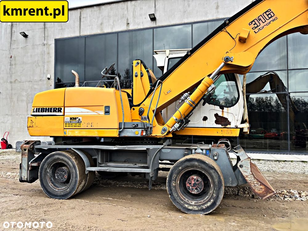 Liebherr A 316 KOPARKA KOŁOWA PRZEŁADUNKOWA DO ZŁOMU I DREWNA 2005R. |900 904 FUCHS 320 340 CAT 314 315 - 6