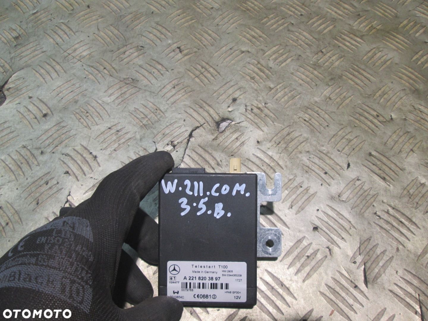 MODUŁ TELESTART T100 WEBASTO MERCEDES W211 E KLASA A2218203897 - 1