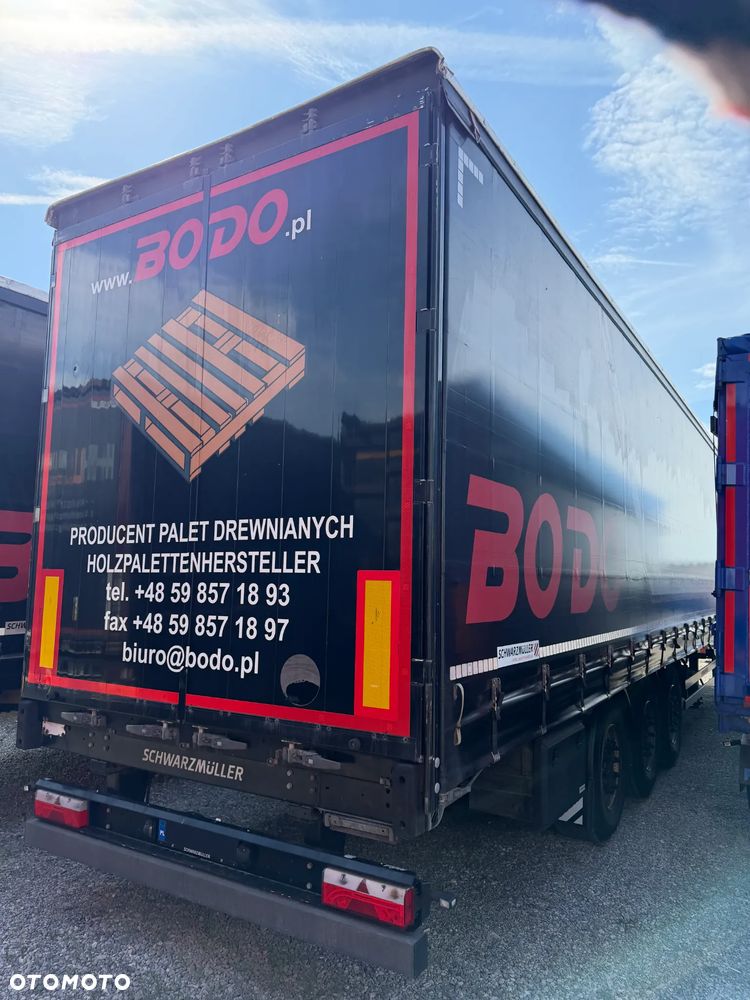 Schwarzmuller FIRANKA J / 5870 KG WAGA SAF / PODNOSZONY REGULOWANY DACH / OŚ PODNOSZONA / OSIE SAF INTRAX / CAŁE CZARNE NACZEPY / REJESTRACJA 2023 ROK DOSTĘPNE 2 IDENTYCZNE SZTUKI !! - 16