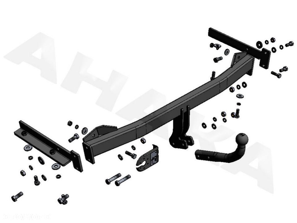 Hak Holowniczy Odkręcany Do Ford Fiesta Hatchback 2005-2008 - 3