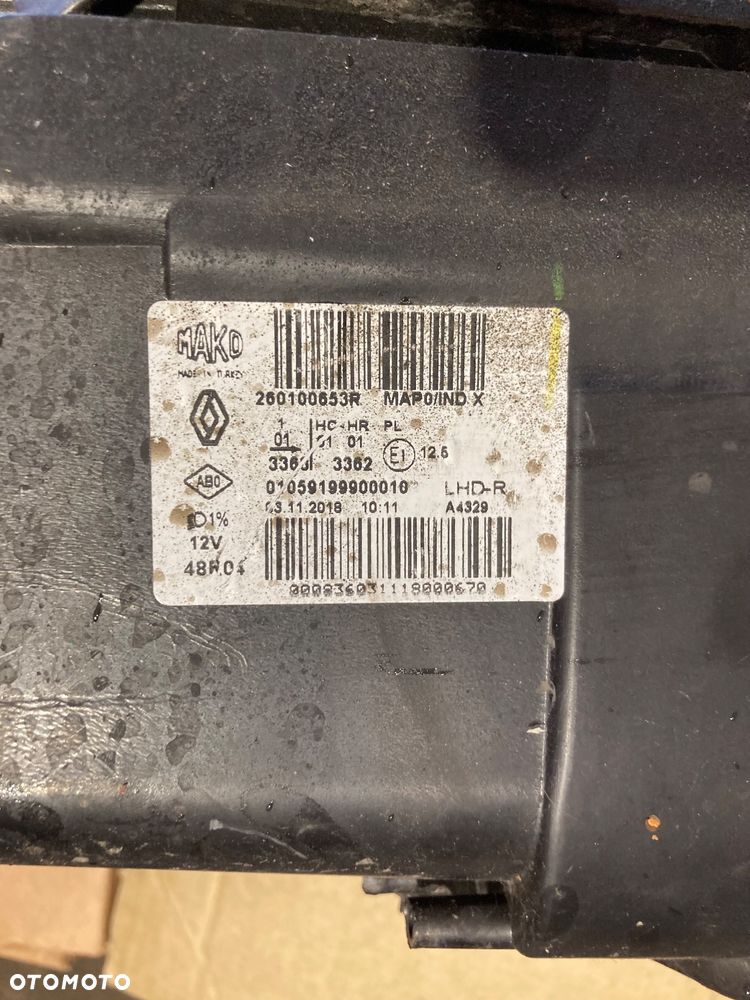 RENAULT CLIO 4 IV LIFT LAMPA PRZEDNIA PRAWA REFLEKTOR PRAWY PRZÓD EUROPA 260100653R Wwa - 9
