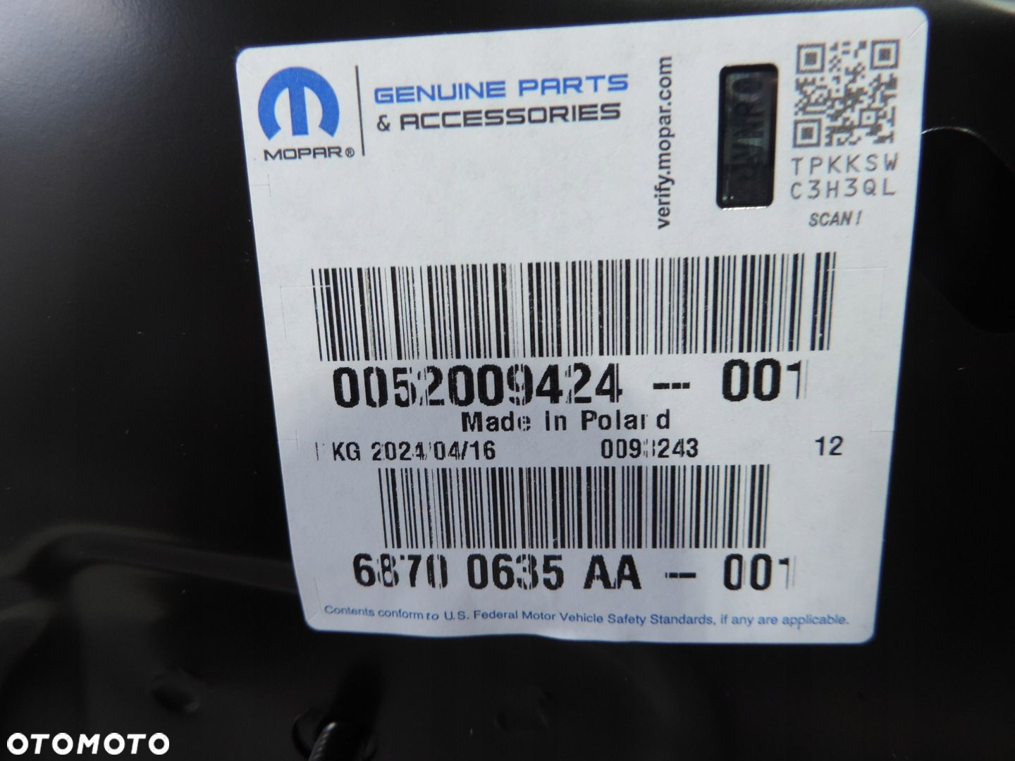 FIAT 500 MASKA POKRYWA SILNIKA NOWA ORYGINAŁ 52009424 - 12