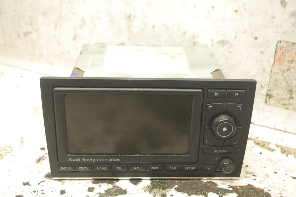 RADIO FABRYCZNE 2 DIN 8E0035192C RNS-E NAWIGACJA AUDI A4 B7 - 1