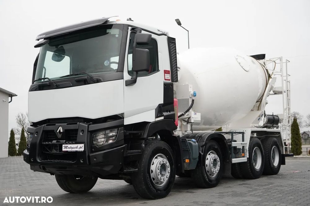 Renault C 380 / 8X4 / BETONIERĂ / USCĂTOR / SCHWING STETTER 9 M3 / EURO 6 / - 1