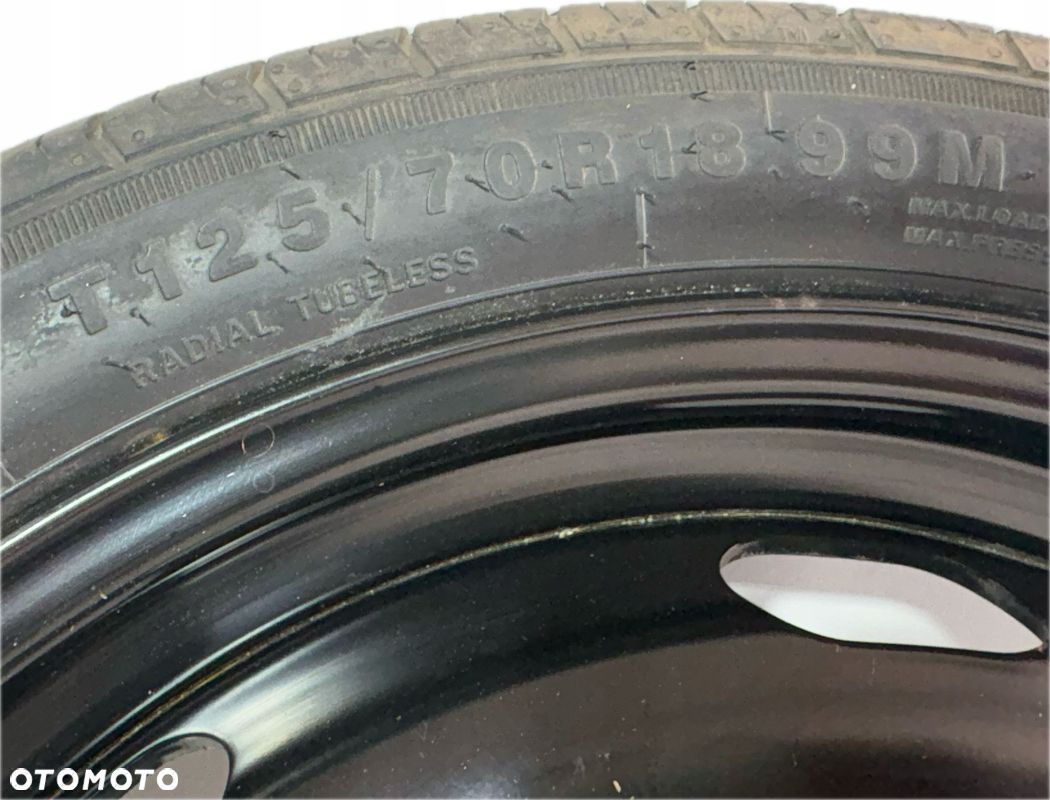 KOŁO DOJAZDOWE ZAPASOWE AUDI A3 8V T125/70 R18 DARMOWA DOSTAWA!! - 1