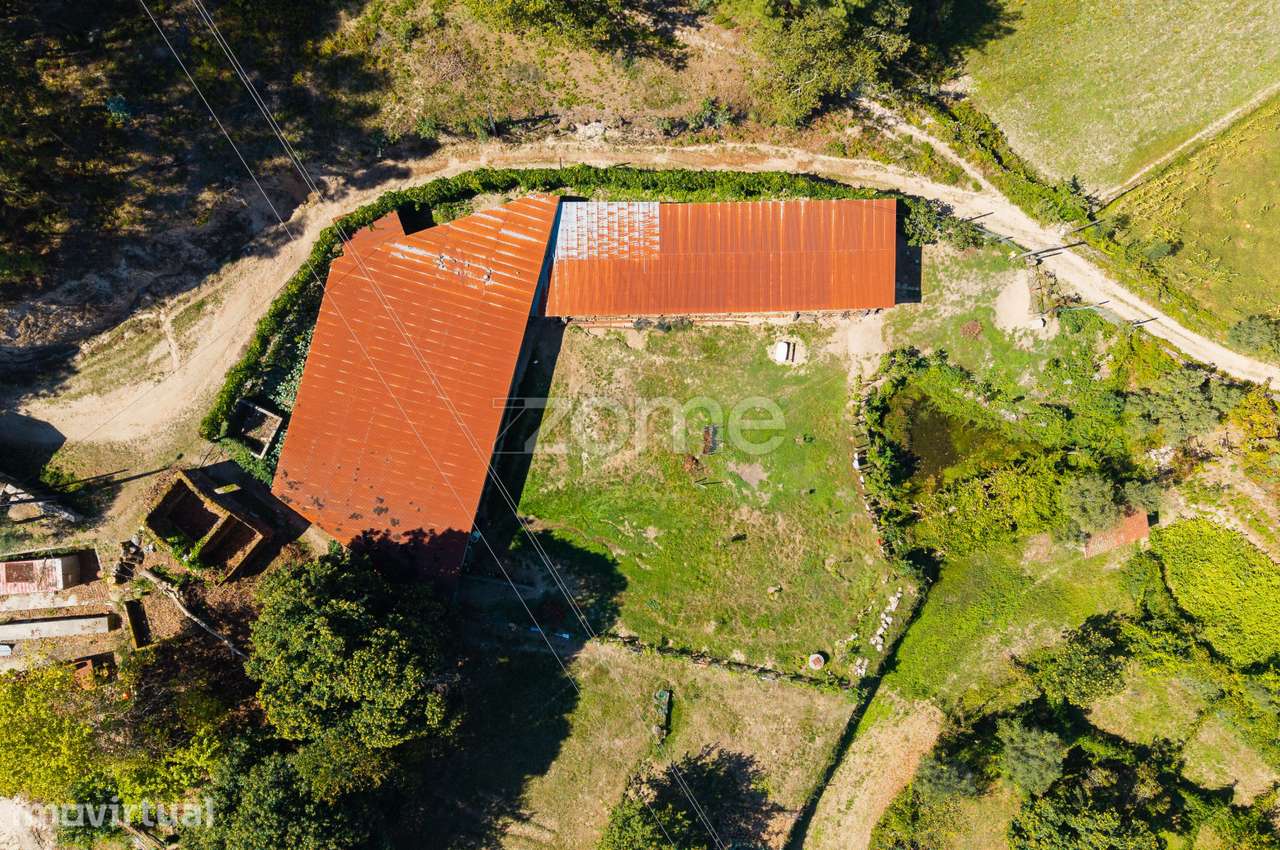 Terreno Rústico com Pavilhão Agrícola em Louredo, Vieira do Minho - Grande imagem: 2/19